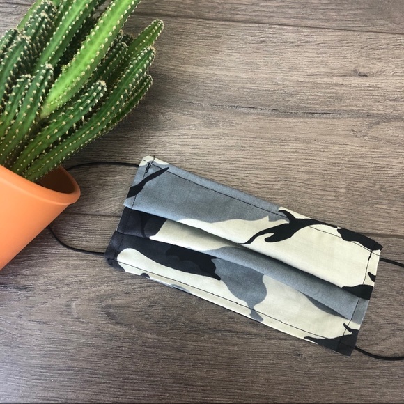 Other - Men’s Camo Army Print cotton face mask hand made